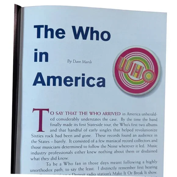 The Who Thirty Years of Maximum R&B Booklet MCA Records Paperback 1994 - Picture 5 of 8